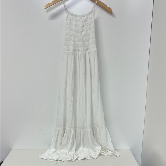 Z Supply Dresses & Skirts - Z Supply Jazmin Maxi Dress, White, Strappy, Tierd, Lined, Small, Smocked Bodice